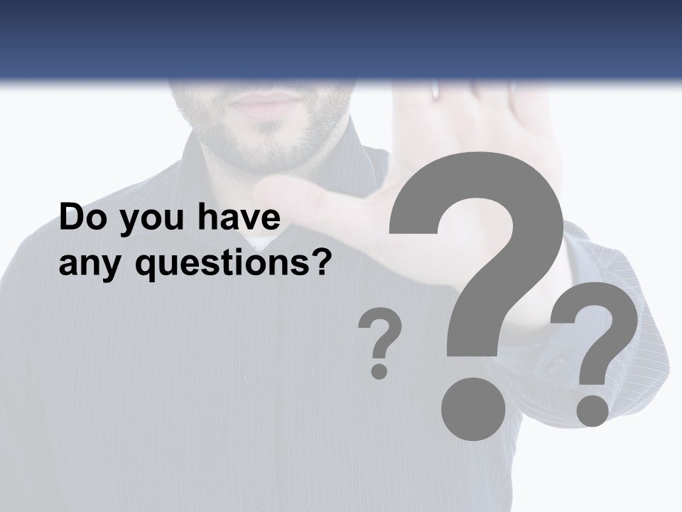 White Elegant Portrait PowerPoint Template