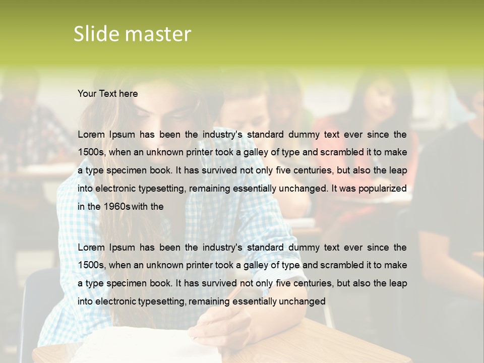 Boy Black Occupation PowerPoint Template