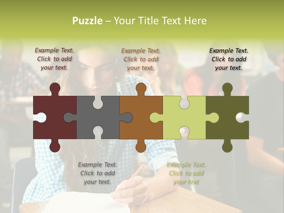 Boy Black Occupation PowerPoint Template