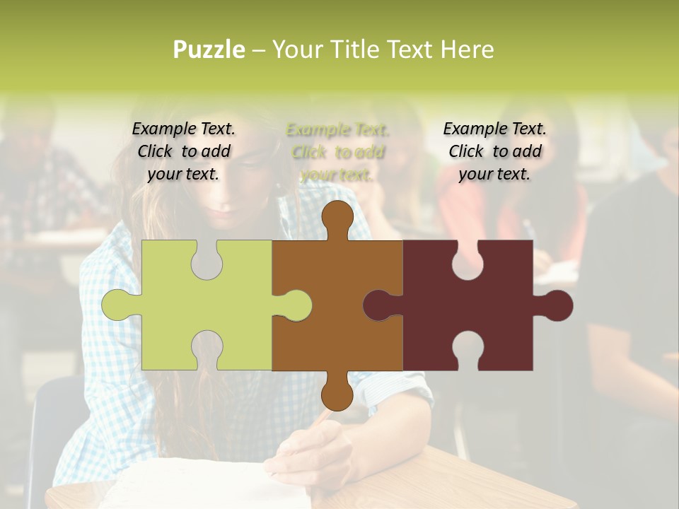 Boy Black Occupation PowerPoint Template