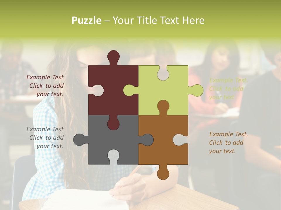 Boy Black Occupation PowerPoint Template