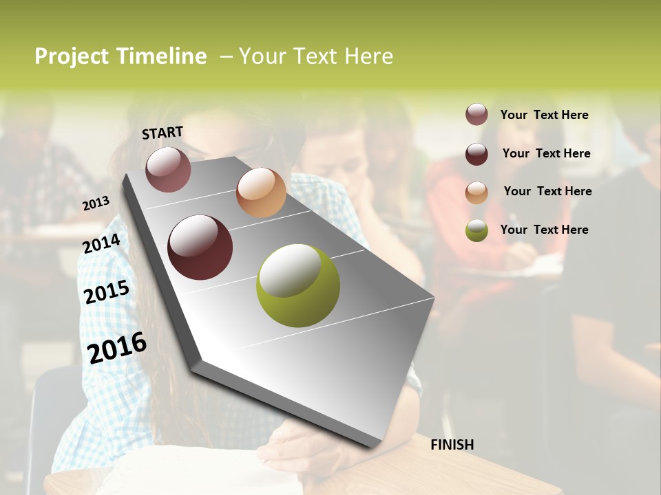 Boy Black Occupation PowerPoint Template