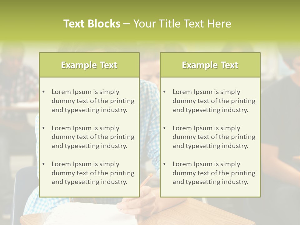 Boy Black Occupation PowerPoint Template