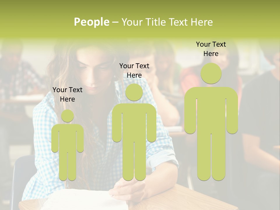 Boy Black Occupation PowerPoint Template