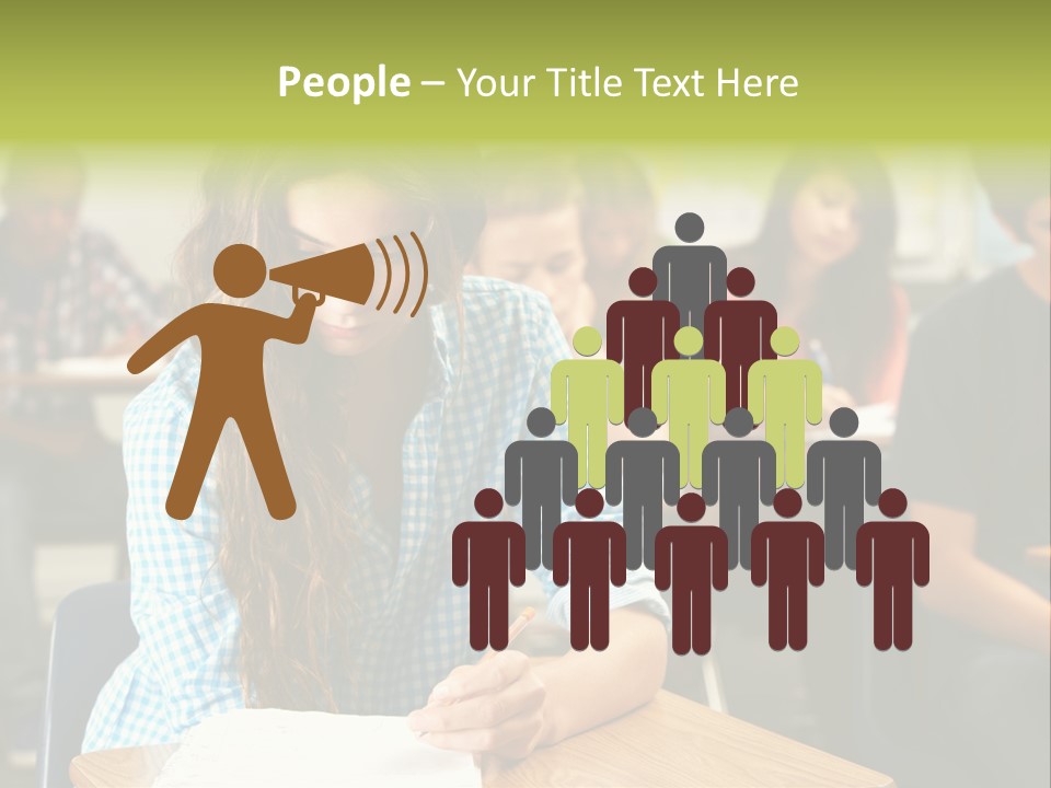 Boy Black Occupation PowerPoint Template