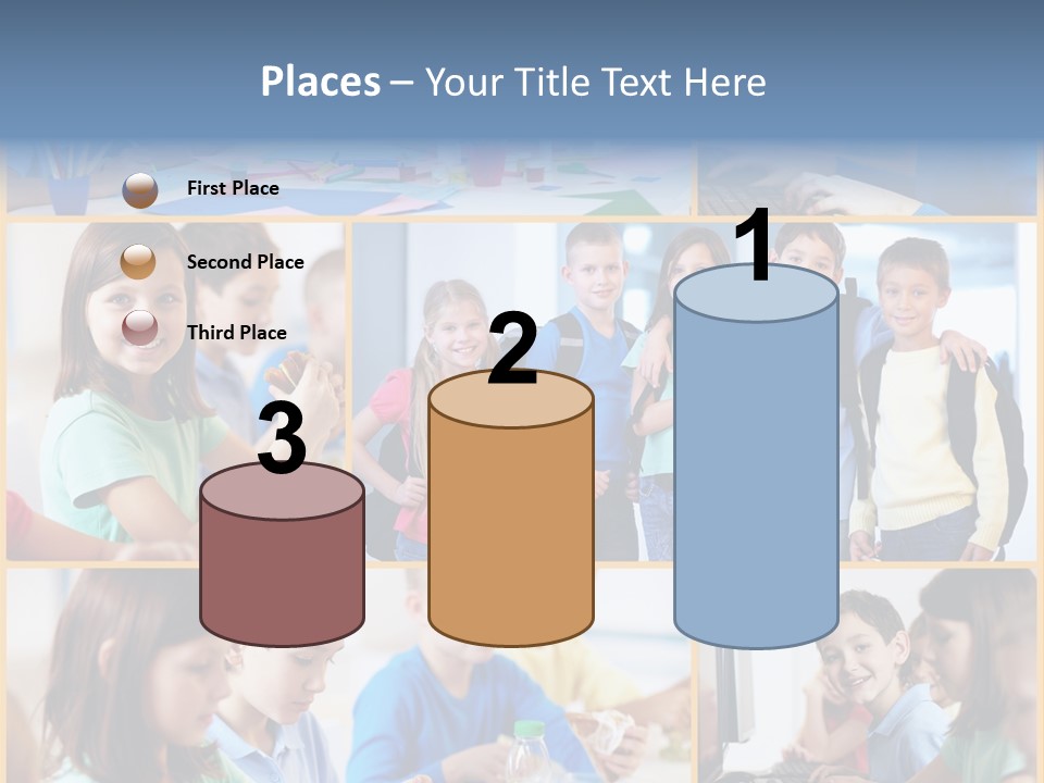 Primary Schoolgirl Pupil PowerPoint Template