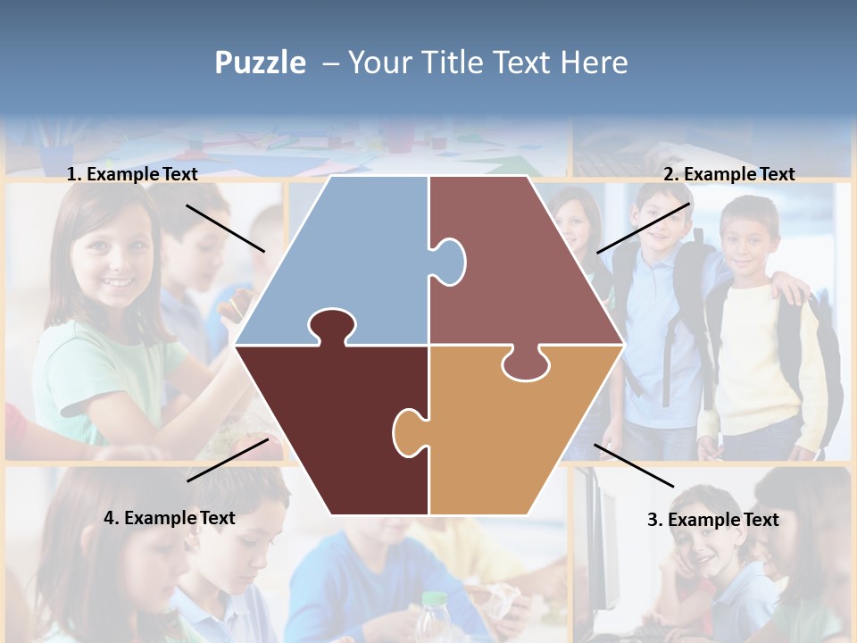 Primary Schoolgirl Pupil PowerPoint Template