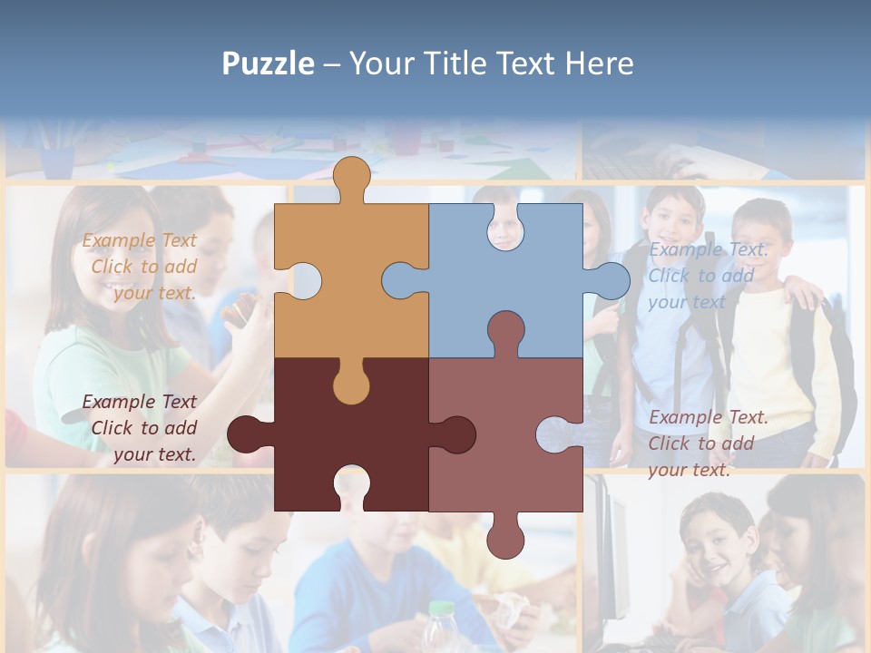 Primary Schoolgirl Pupil PowerPoint Template