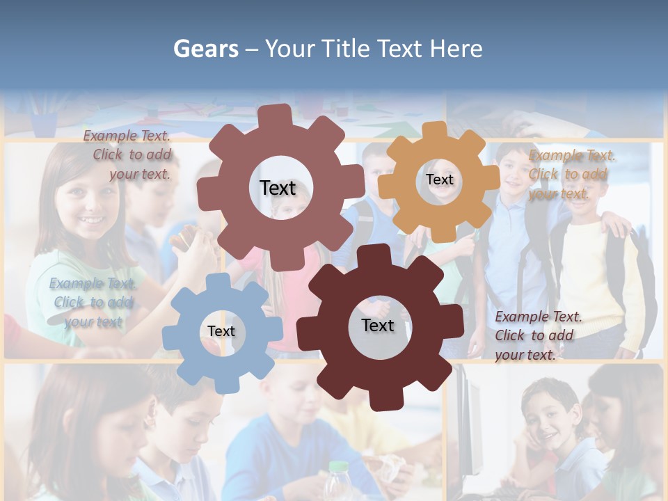 Primary Schoolgirl Pupil PowerPoint Template