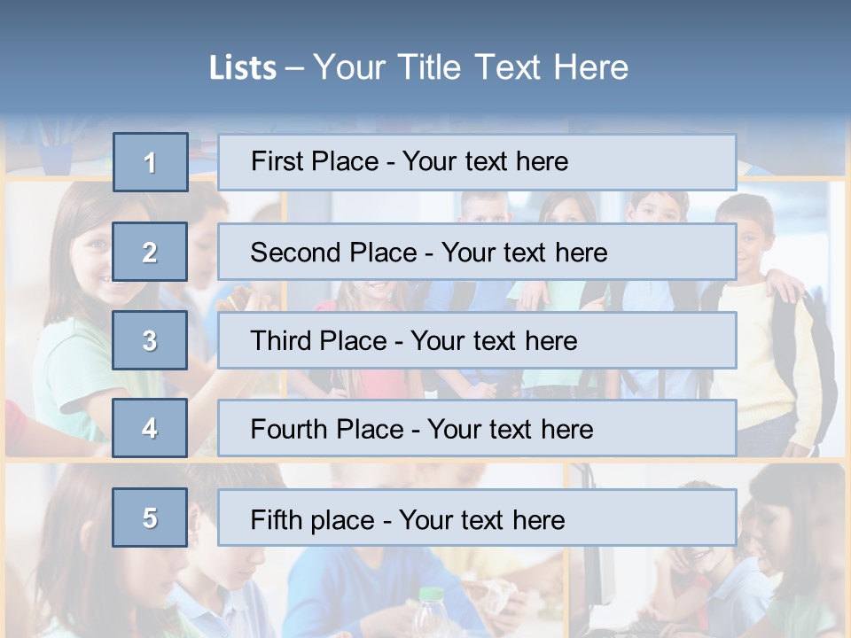 Primary Schoolgirl Pupil PowerPoint Template
