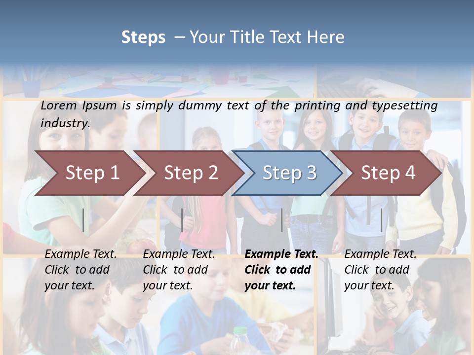Primary Schoolgirl Pupil PowerPoint Template