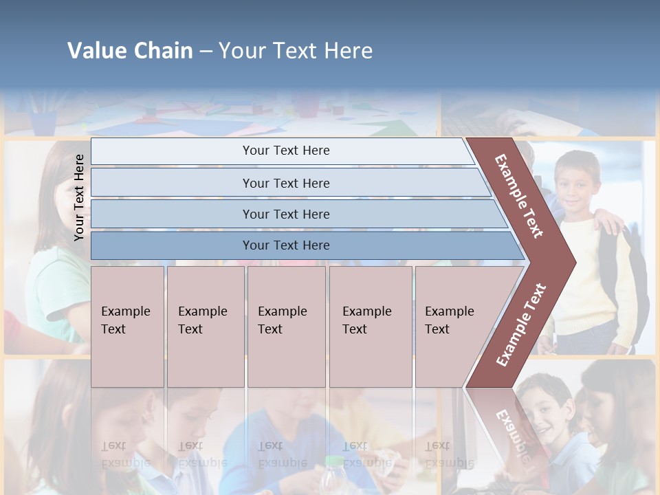 Primary Schoolgirl Pupil PowerPoint Template