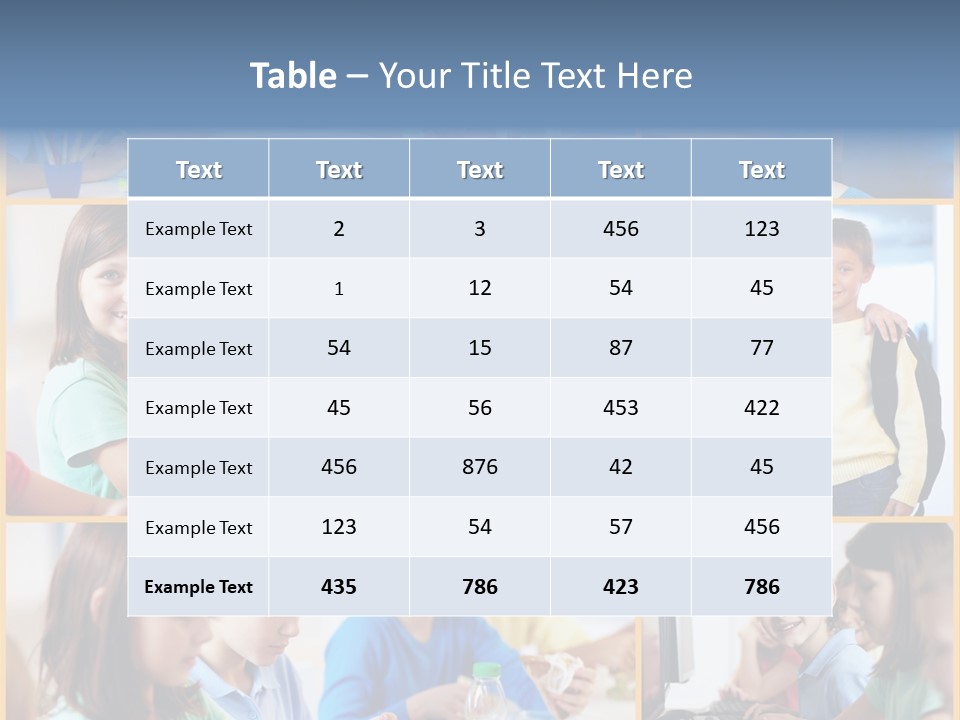 Primary Schoolgirl Pupil PowerPoint Template
