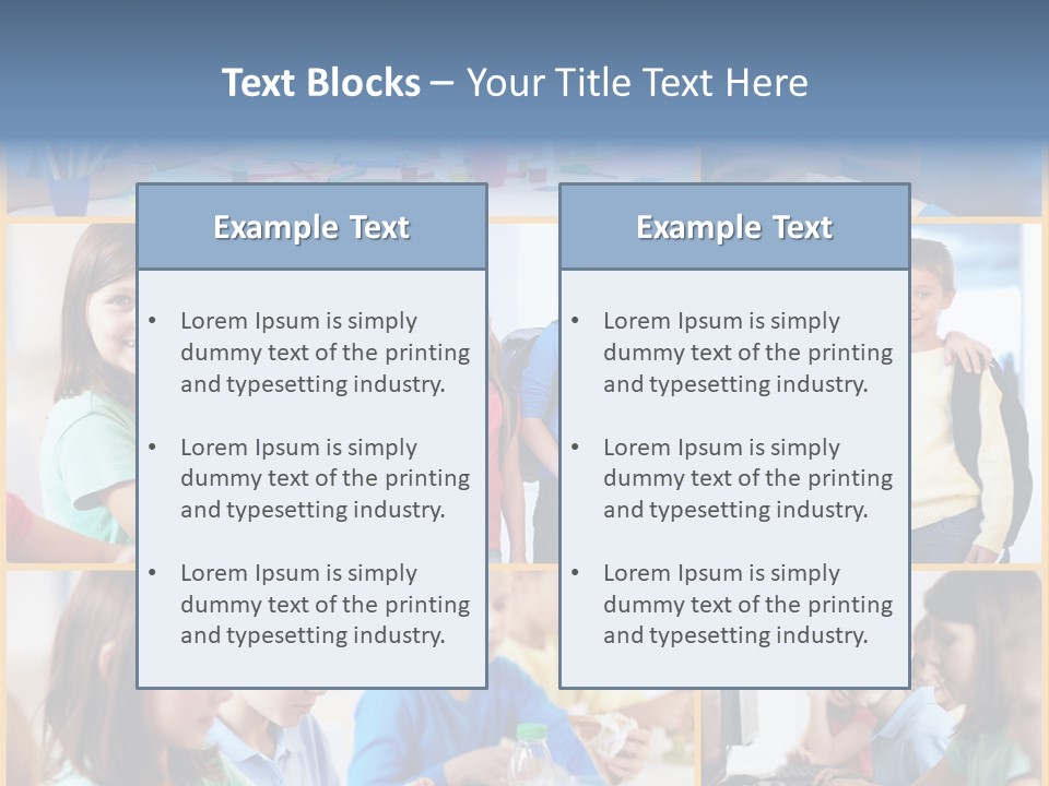 Primary Schoolgirl Pupil PowerPoint Template