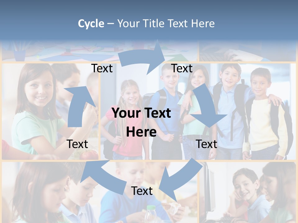 Primary Schoolgirl Pupil PowerPoint Template