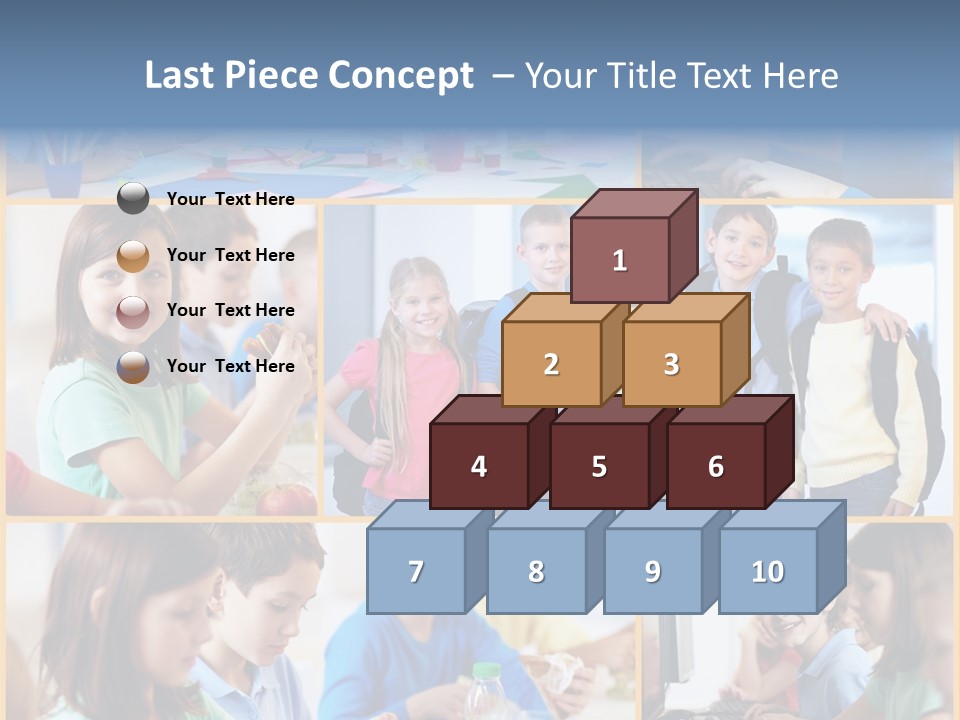 Primary Schoolgirl Pupil PowerPoint Template