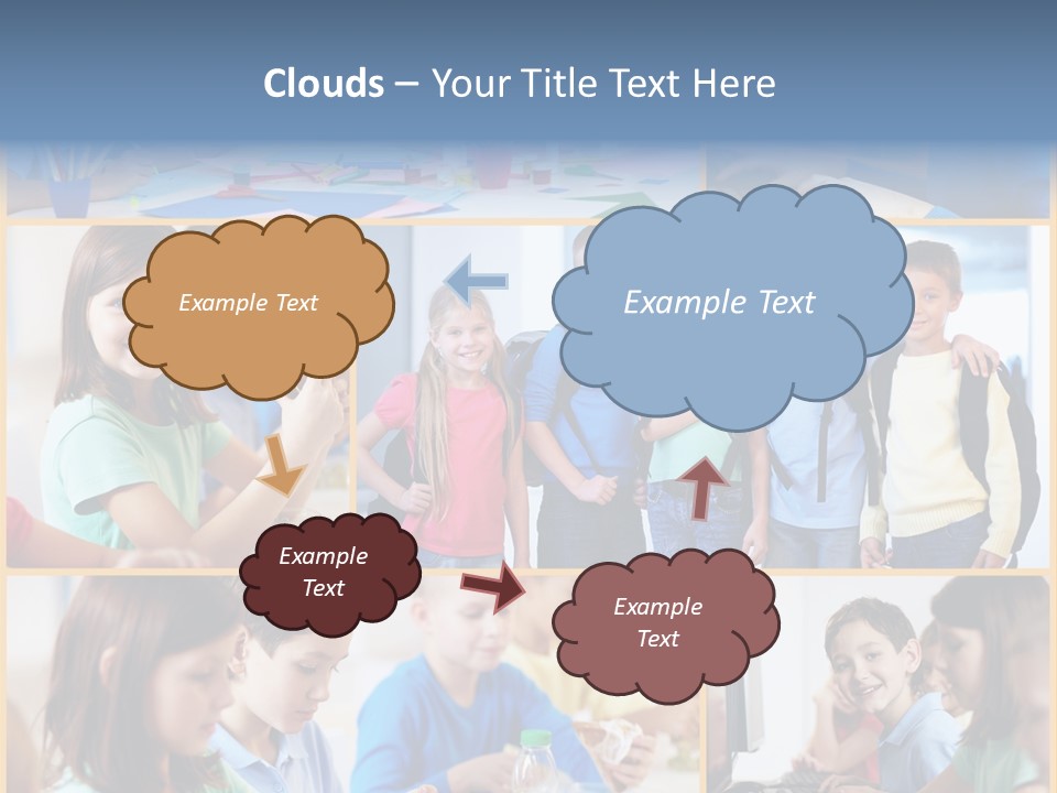 Primary Schoolgirl Pupil PowerPoint Template