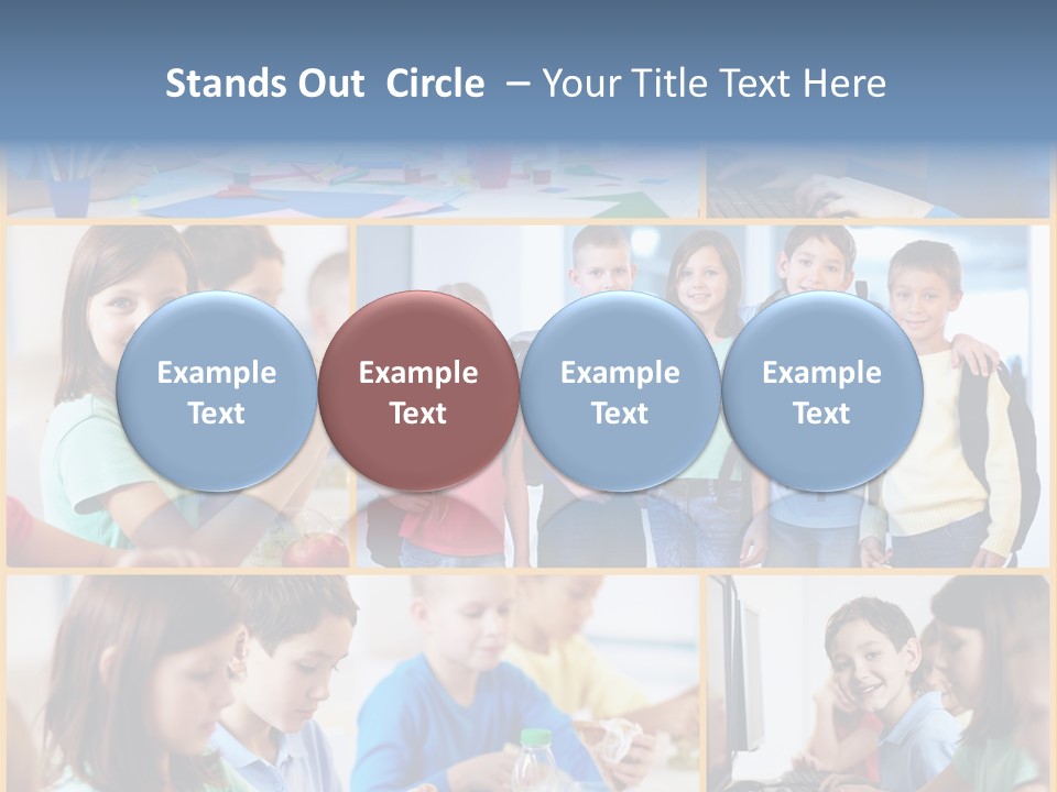 Primary Schoolgirl Pupil PowerPoint Template