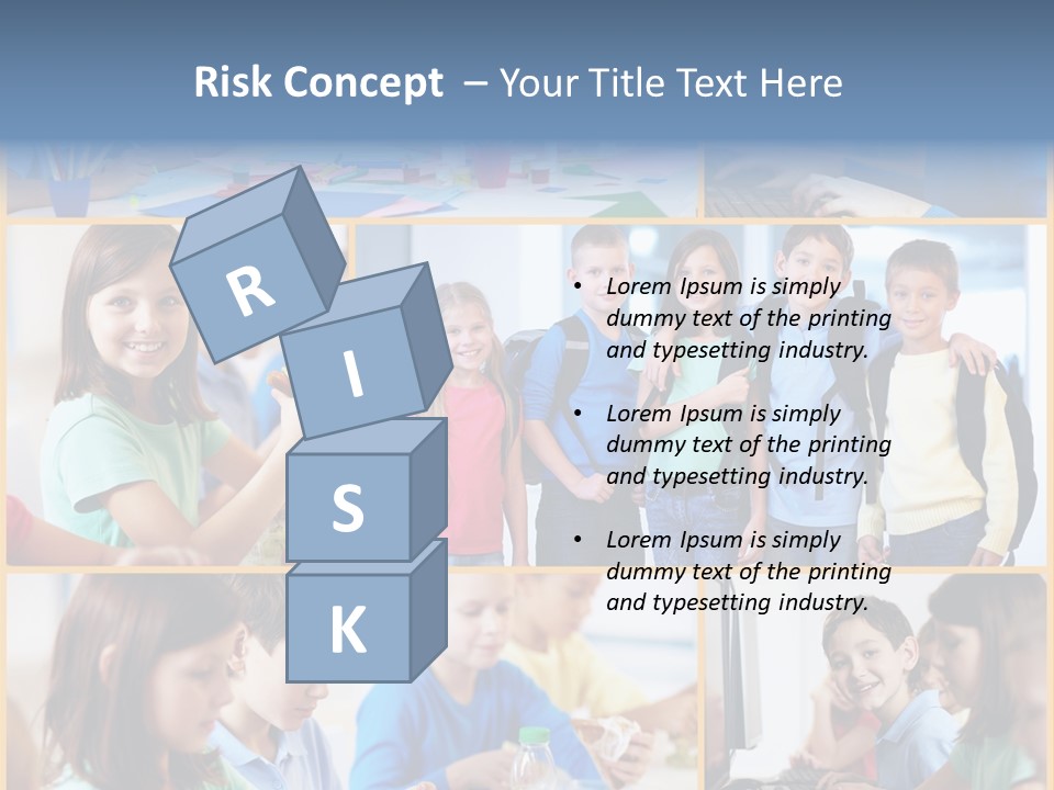 Primary Schoolgirl Pupil PowerPoint Template