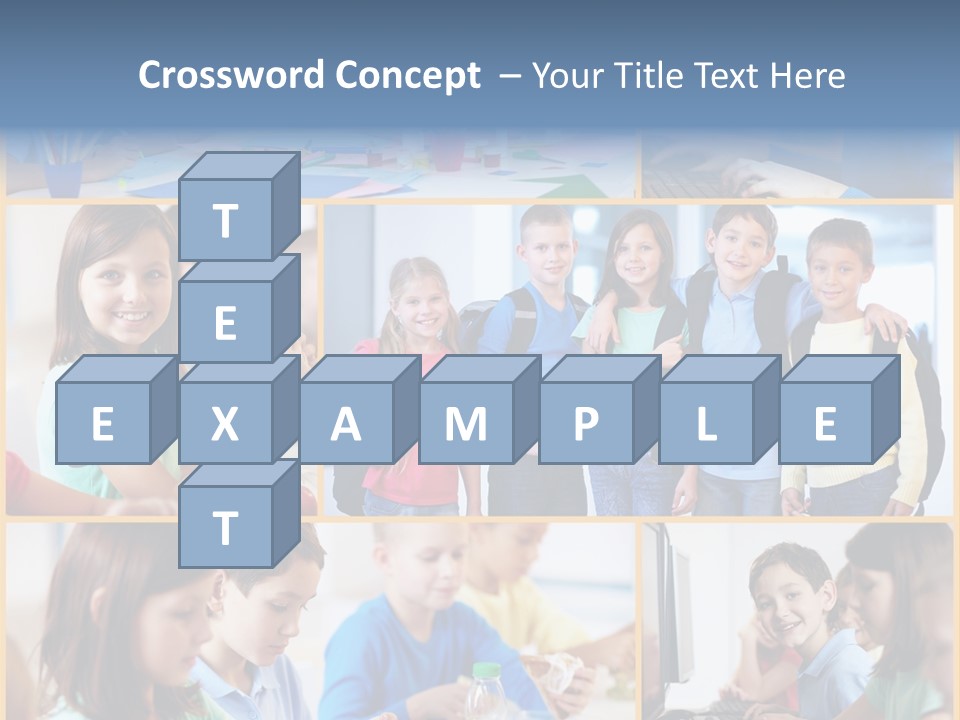 Primary Schoolgirl Pupil PowerPoint Template