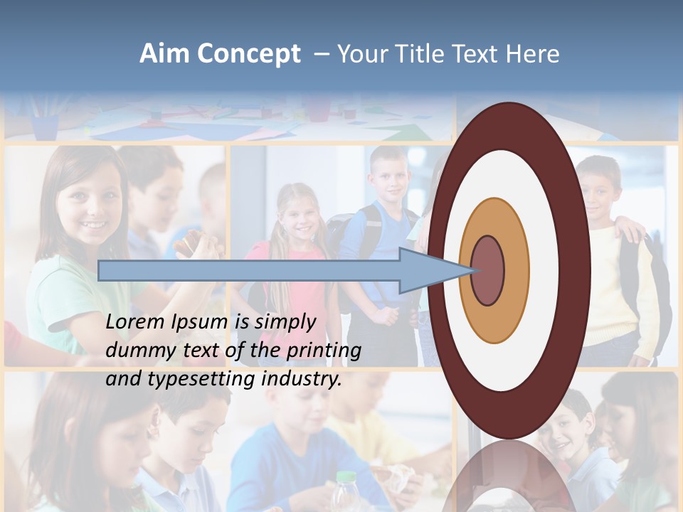 Primary Schoolgirl Pupil PowerPoint Template