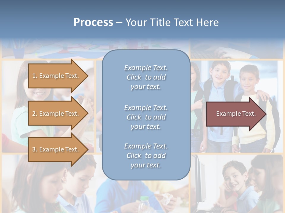 Primary Schoolgirl Pupil PowerPoint Template