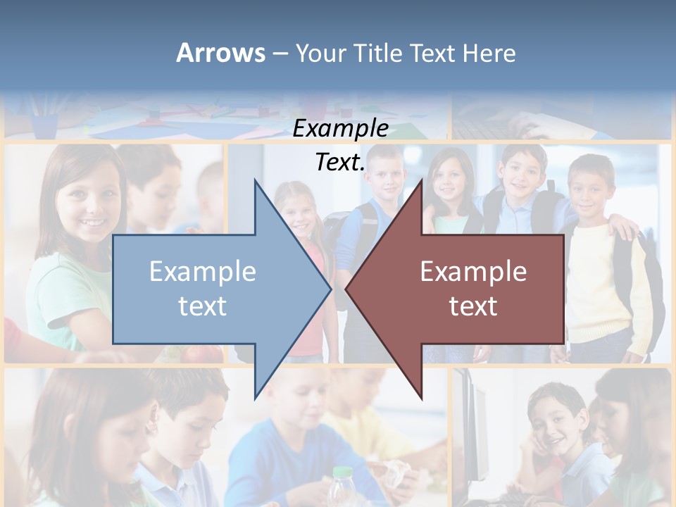 Primary Schoolgirl Pupil PowerPoint Template