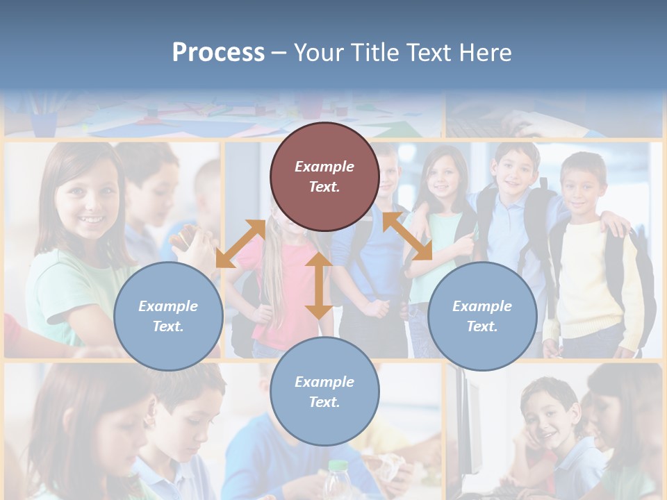 Primary Schoolgirl Pupil PowerPoint Template