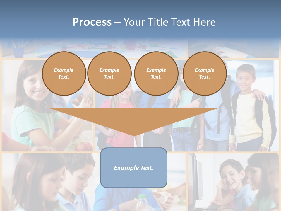 Primary Schoolgirl Pupil PowerPoint Template