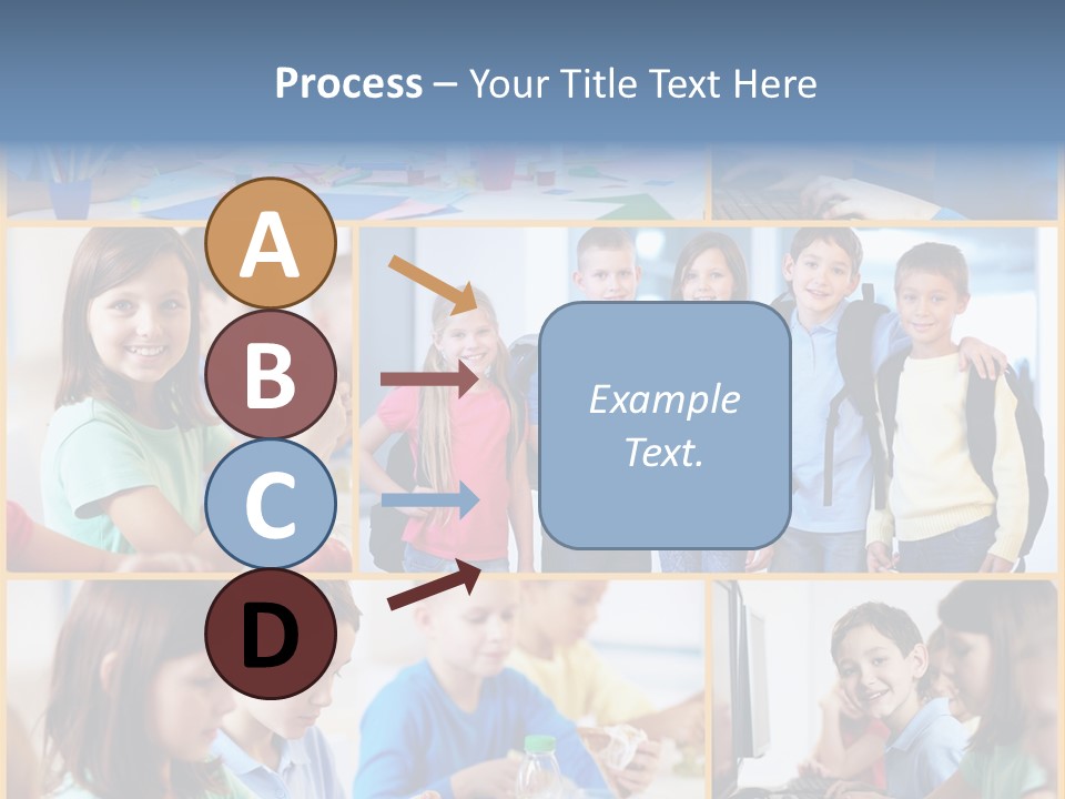Primary Schoolgirl Pupil PowerPoint Template