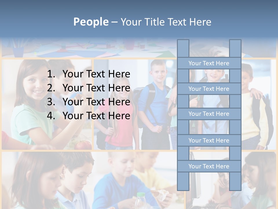 Primary Schoolgirl Pupil PowerPoint Template