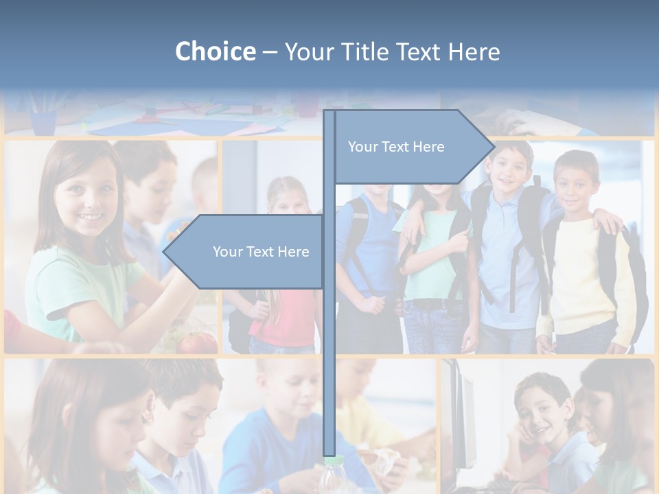 Primary Schoolgirl Pupil PowerPoint Template