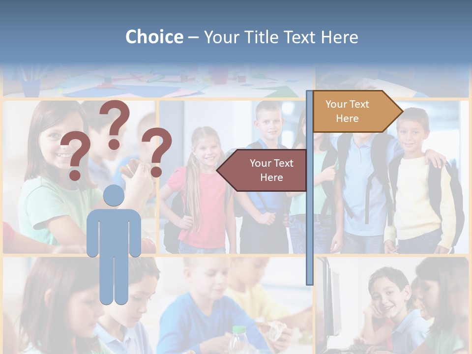 Primary Schoolgirl Pupil PowerPoint Template