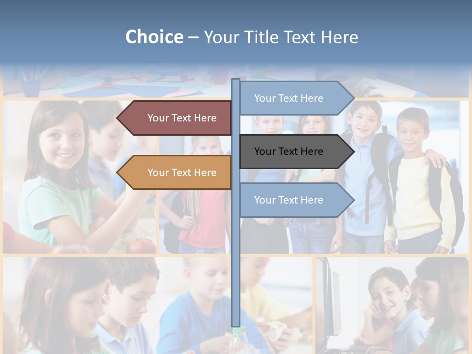 Primary Schoolgirl Pupil PowerPoint Template