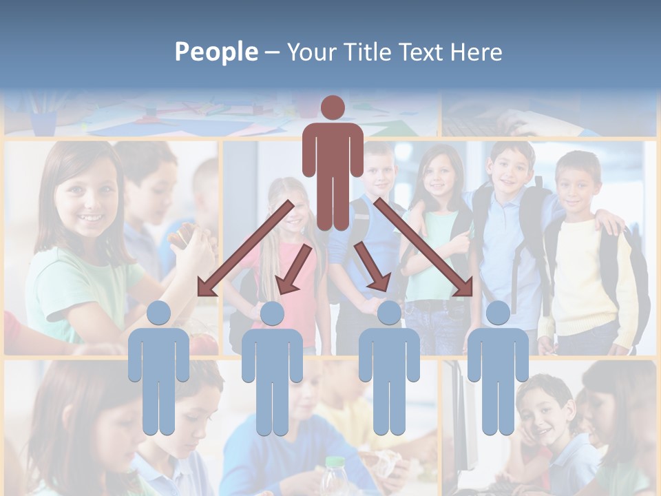 Primary Schoolgirl Pupil PowerPoint Template