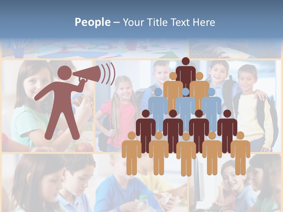 Primary Schoolgirl Pupil PowerPoint Template