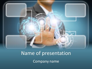 Idea Future Computer PowerPoint Template