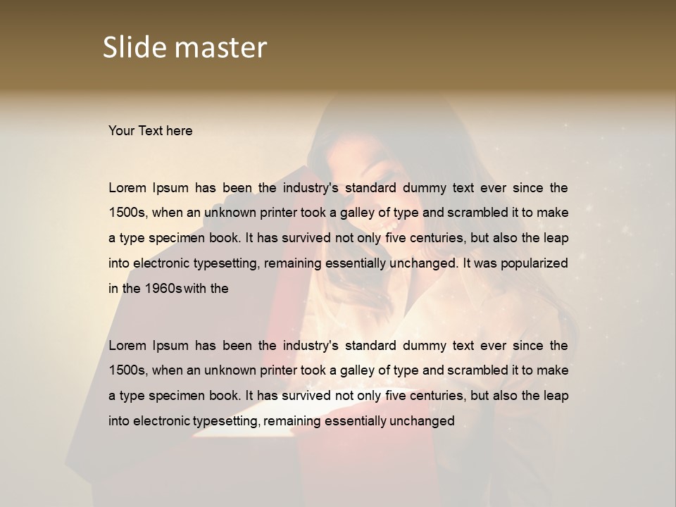 Holiday Red Astonishment PowerPoint Template