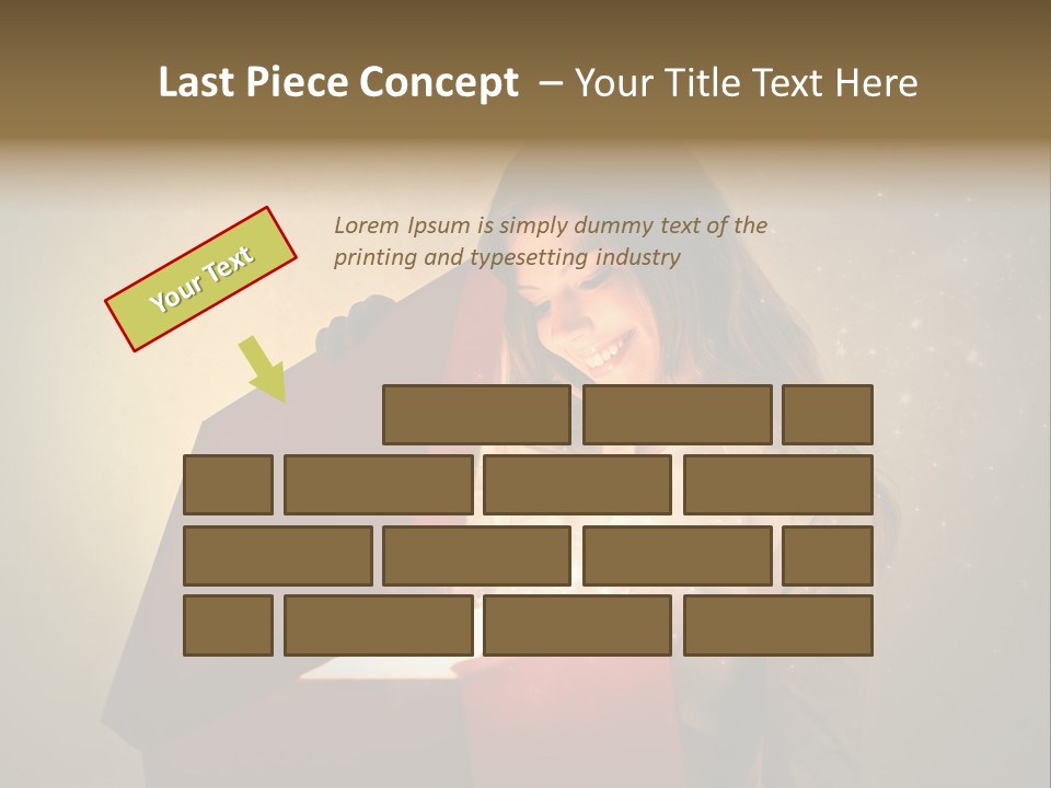 Holiday Red Astonishment PowerPoint Template