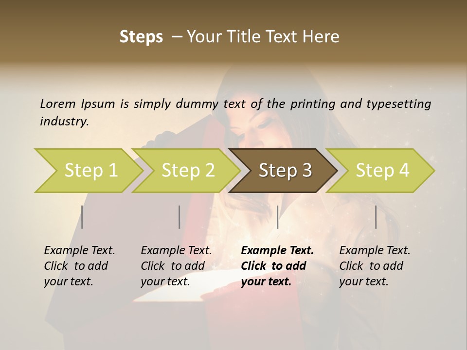 Holiday Red Astonishment PowerPoint Template