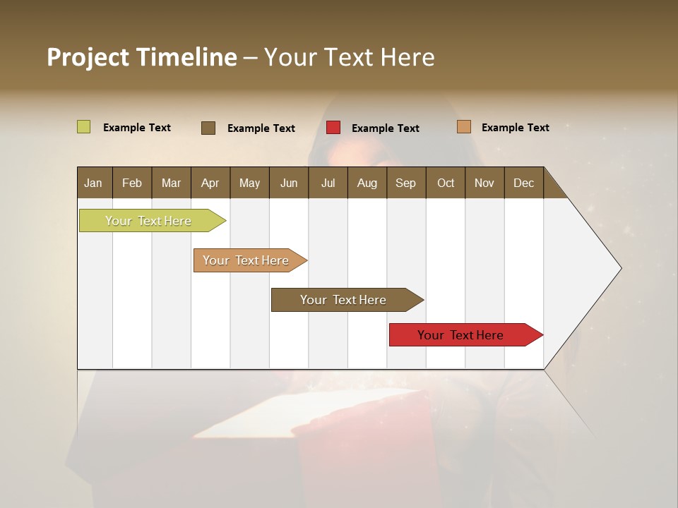 Holiday Red Astonishment PowerPoint Template