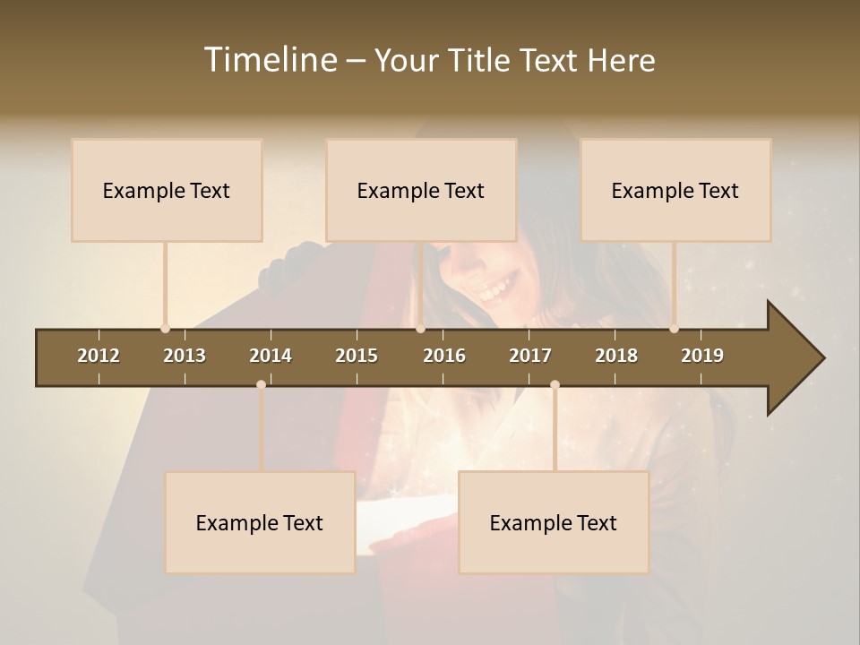 Holiday Red Astonishment PowerPoint Template