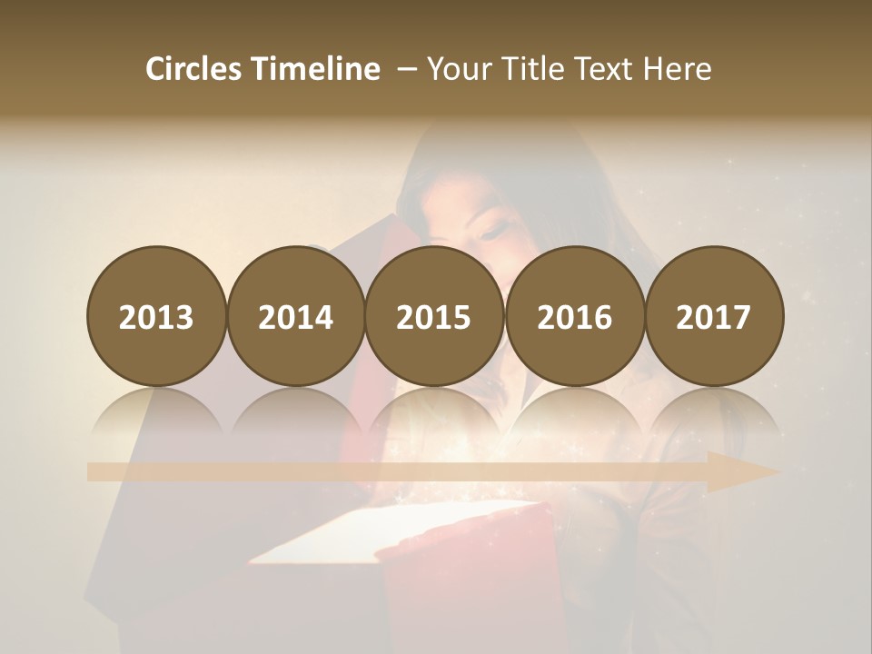 Holiday Red Astonishment PowerPoint Template