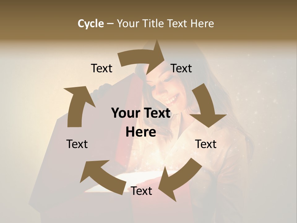 Holiday Red Astonishment PowerPoint Template