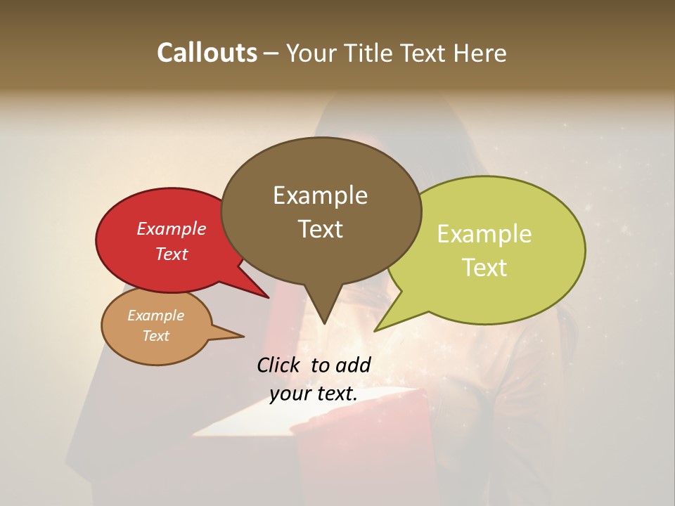 Holiday Red Astonishment PowerPoint Template