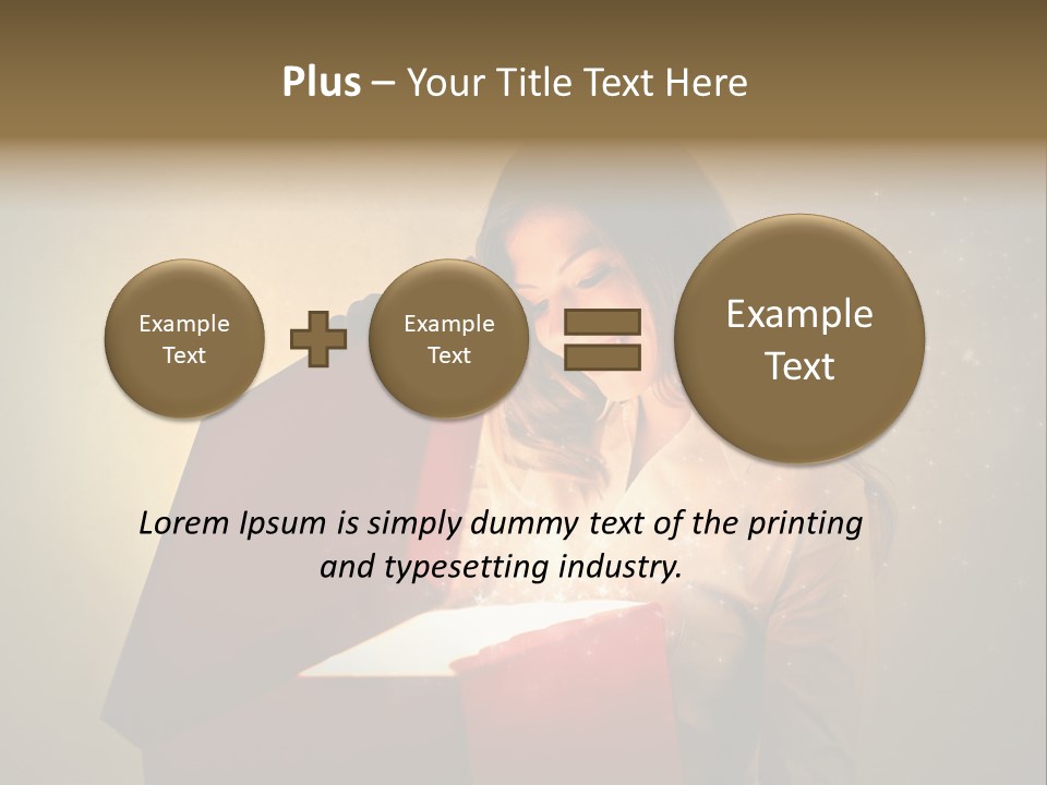 Holiday Red Astonishment PowerPoint Template