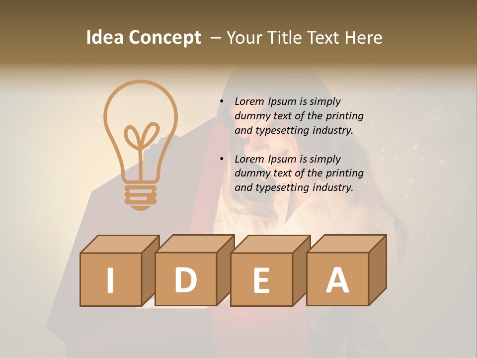 Holiday Red Astonishment PowerPoint Template