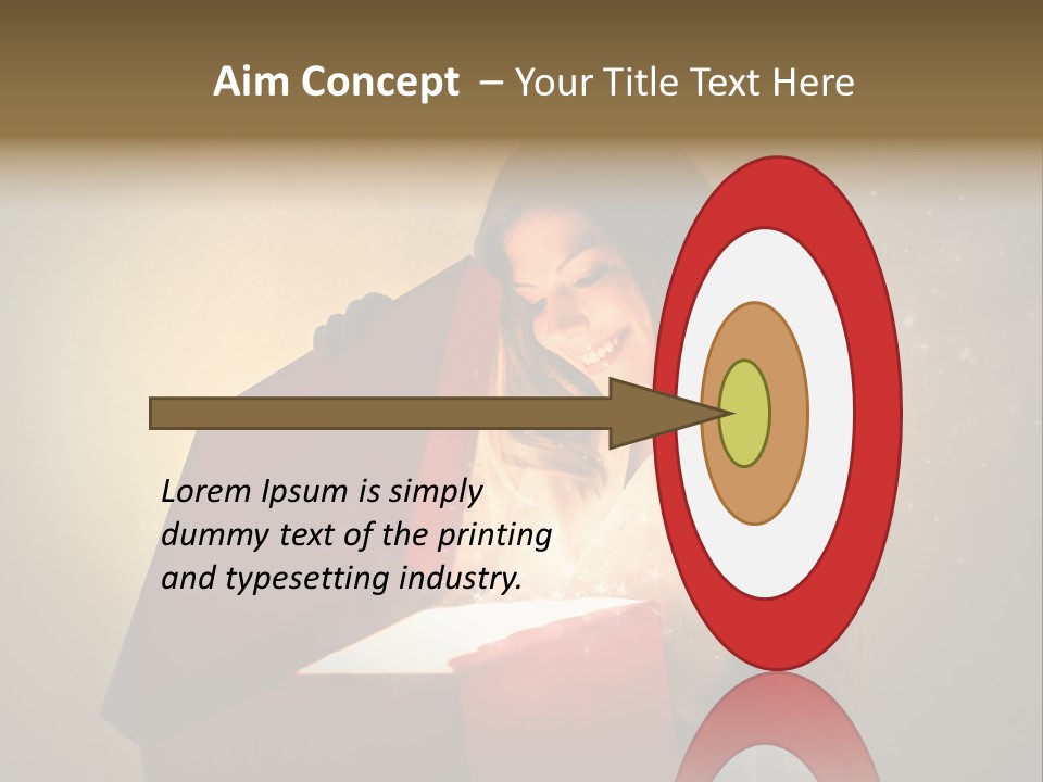 Holiday Red Astonishment PowerPoint Template