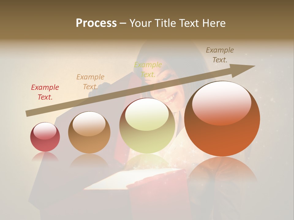 Holiday Red Astonishment PowerPoint Template