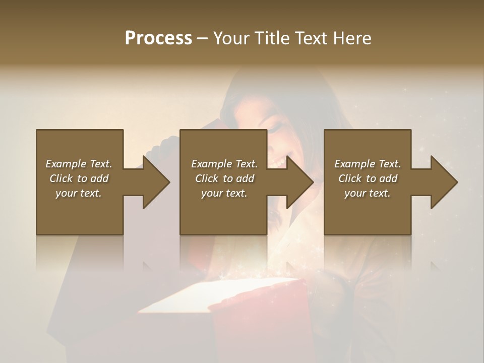 Holiday Red Astonishment PowerPoint Template